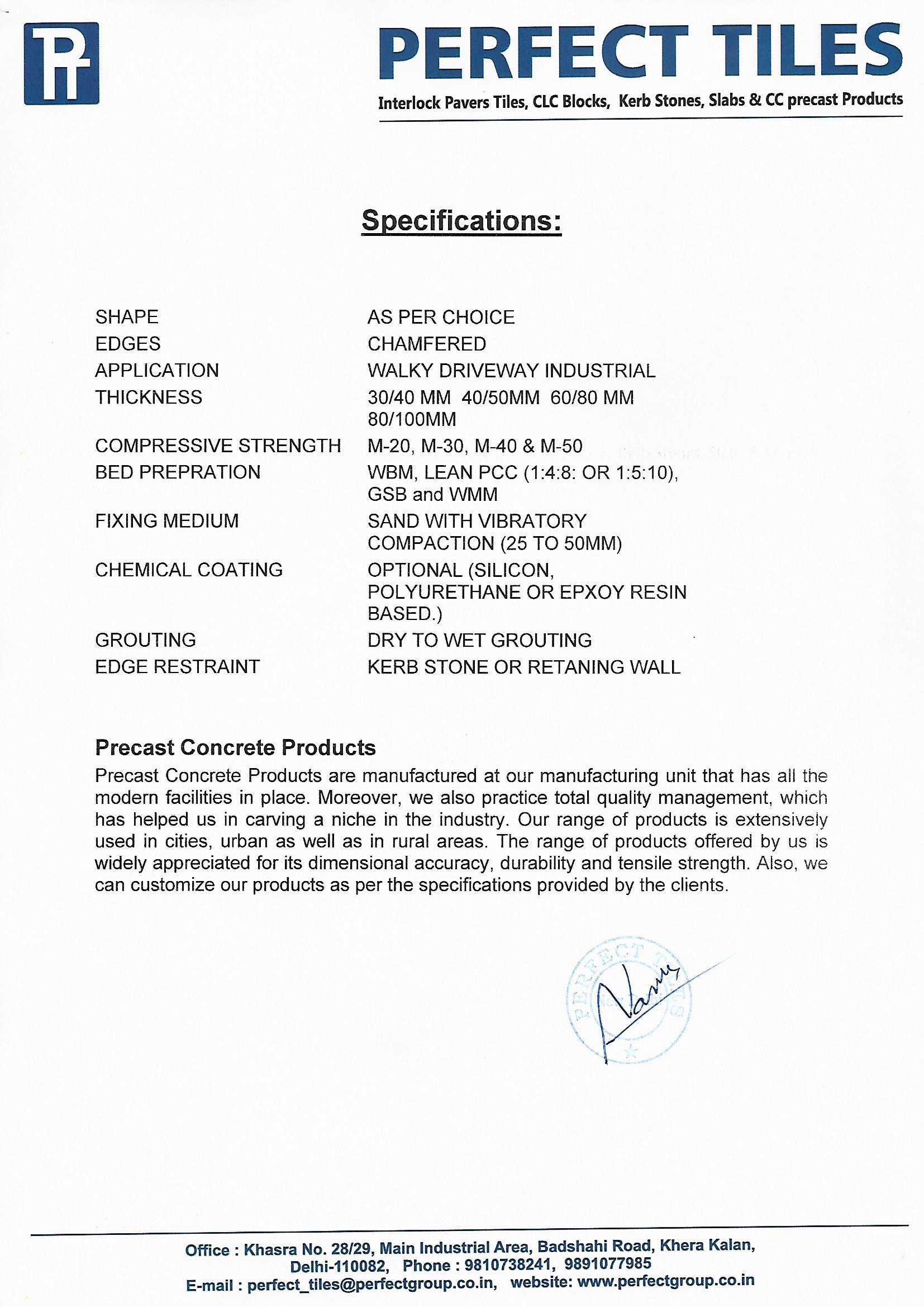 PT-SPECIFICATIONS